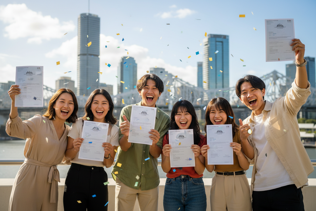 Excited Students Visa Approved