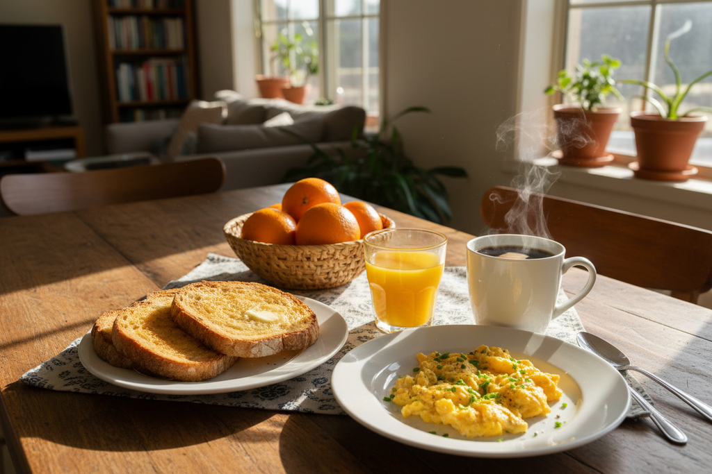 Simple Home Breakfast